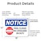 Signmission Pool Closed No Lifeguard On Duty, 18 in W x Rectangle, Plastic OS-2PACK-NS-P-1218-L-17677 - alternate 4